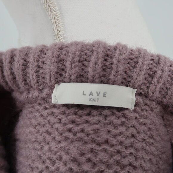 LAVE Knit Lavender Pullover Sweater Size XL - Picture 2 of 8